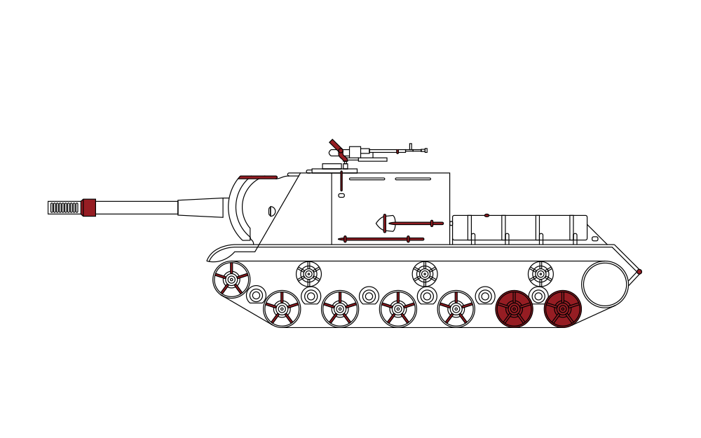 Танк су 152 рисунок
