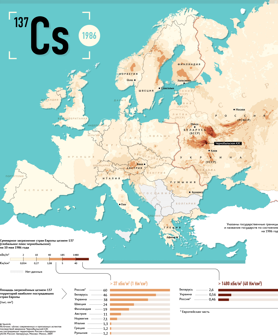 Карта ссср 1986 года чернобыль