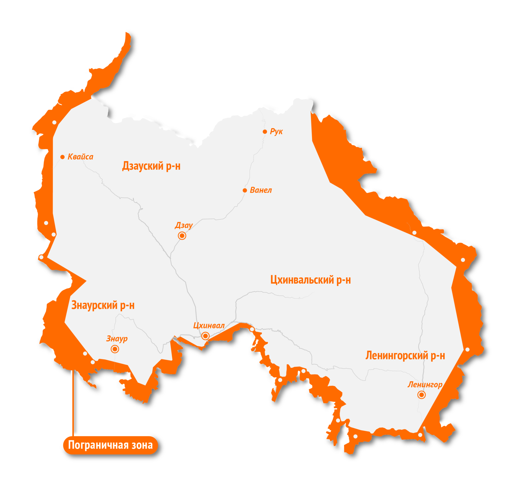 Ленингорский район Южной Осетии карта. Знаурский район Южная Осетия на карте. Квайс Южной Осетии на карте. Республика Южная Осетия на карте.